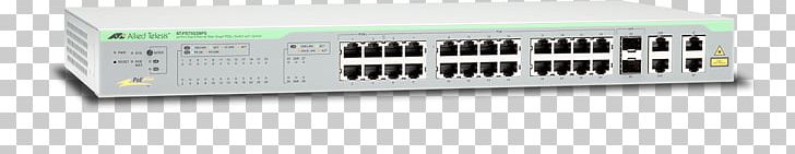 Network Switch Fast Ethernet Allied Telesis Allied Tele.48x10/100 + 2xSFP Smart 2xG AT-FS750/52 PNG, Clipart, Allied Telesis, Ethernet, Fast Ethernet, Global, More Than Free PNG Download
