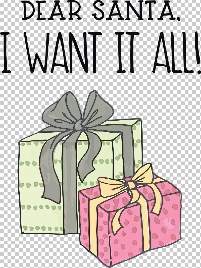 Dear Santa Christmas PNG, Clipart, Cartoon, Christmas, Dear Santa, Geometry, Gift Free PNG Download