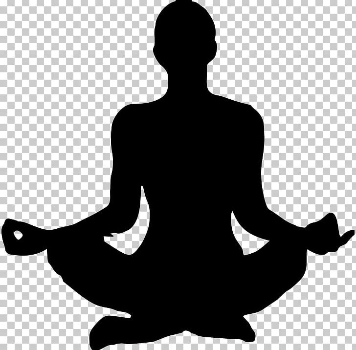 Yoga Silhouette PNG, Clipart, Black And White, Drawing, Human Behavior ...