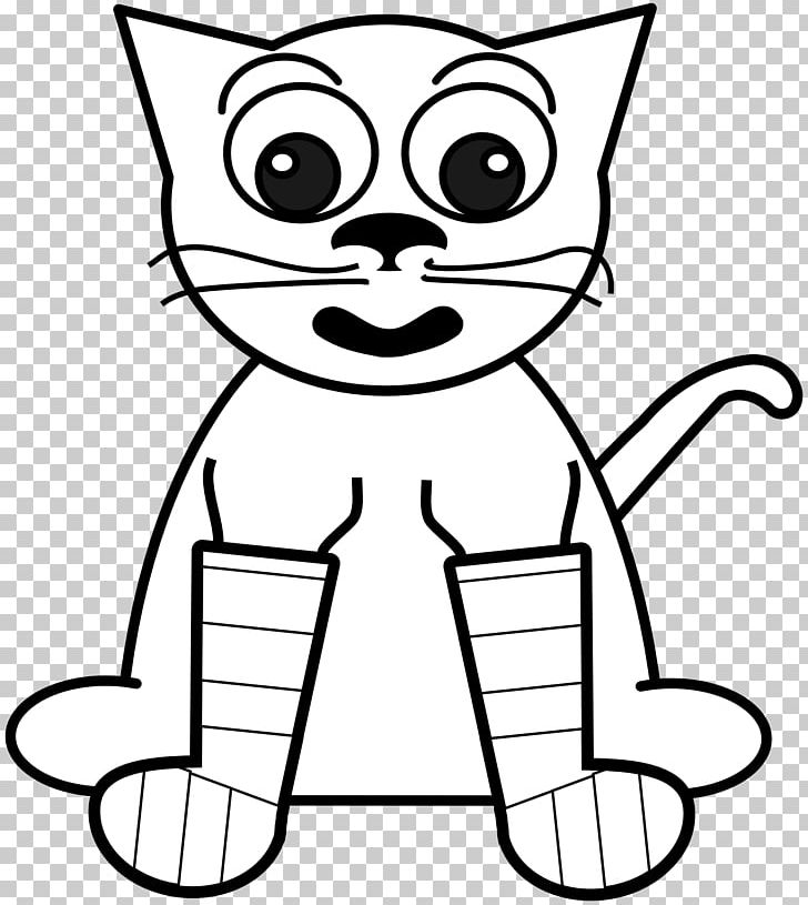 Cat Sock PNG, Clipart, Black, Black And White, Carnivoran, Cartoon, Cat Like Mammal Free PNG Download