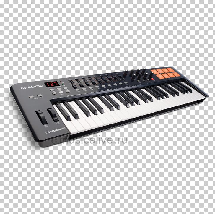 M-Audio Oxygen 49 MK IV MIDI Keyboard M-Audio Oxygen 61 MK IV M-Audio Keystation 49 II PNG, Clipart, Analog Synthesizer, Audio, Digital Piano, Electric, Electronics Free PNG Download