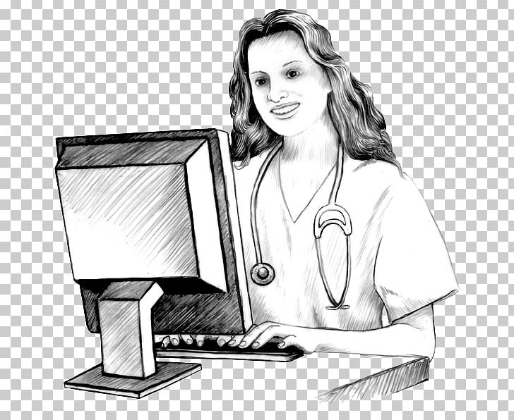 nurse monitoring patient clip art