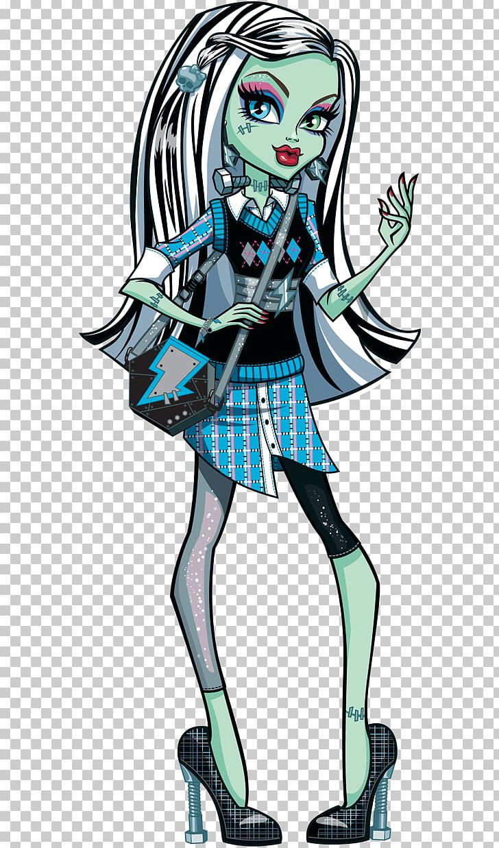 Frankie Stein Monster High Basic Doll Frankie Monster High: Ghoul Spirit PNG, Clipart, Art, Bratz, Fashion Design, Fashion Illustration, Fictional Character Free PNG Download