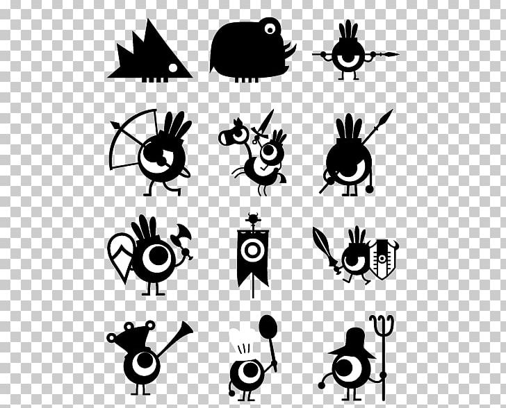 Patapon Silhouette Cartoon Animal PNG, Clipart, Animal, Artwork, Black And White, Cartoon, Character Free PNG Download