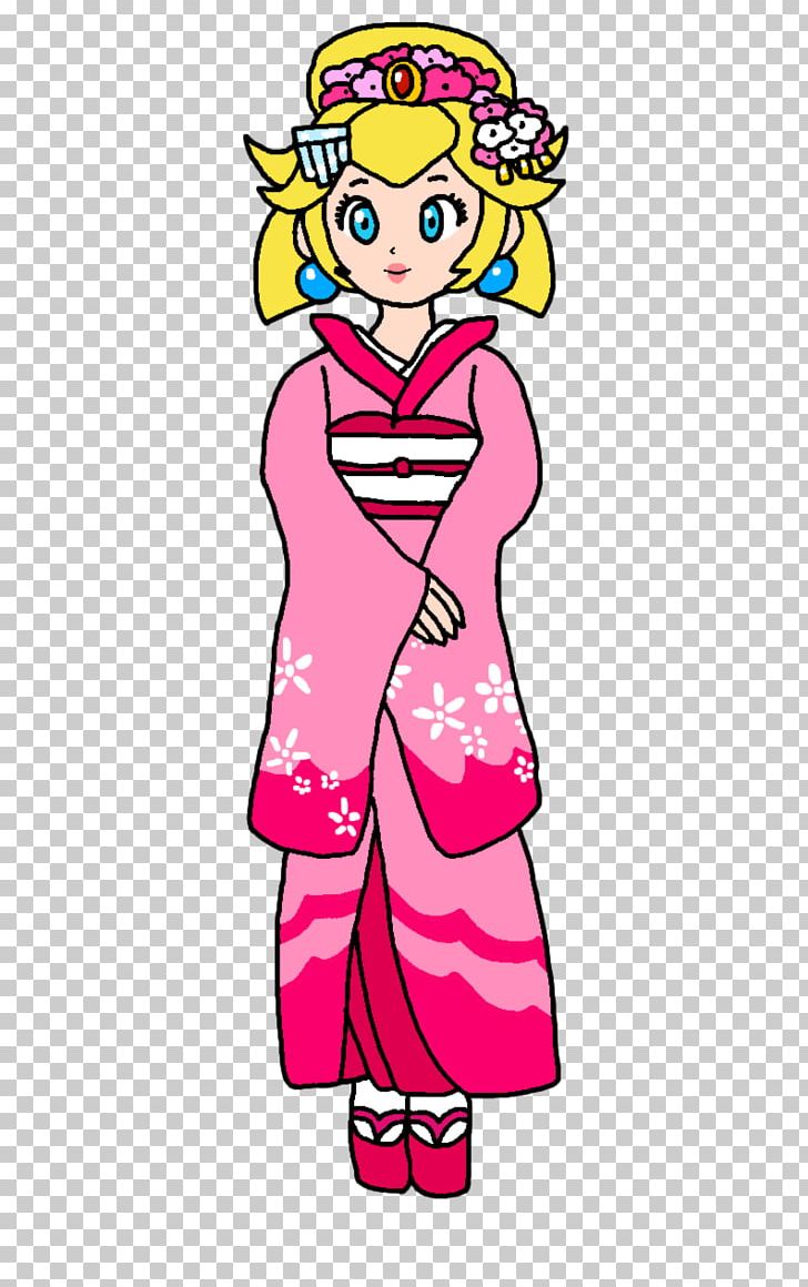 Princess Peach Dress Kimono Clothing Rosalina PNG, Clipart, Art, Artwork, Child, Clothing, Clothing Accessories Free PNG Download