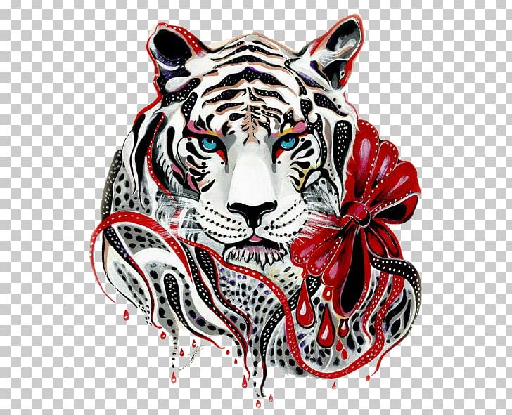 White Tiger Art Painting Printmaking PNG, Clipart, Animals, Art, Artist, Big Cats, Canvas Free PNG Download