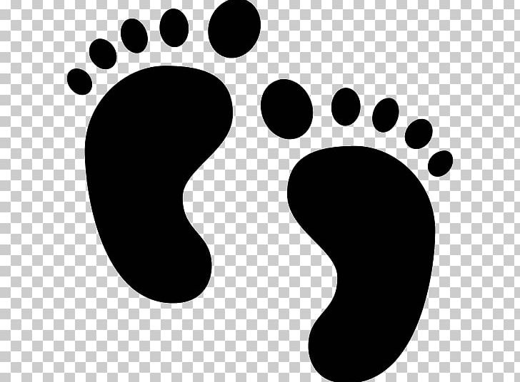 Footprint Infant PNG, Clipart, Black, Black And White, Child, Circle, Foot Free PNG Download