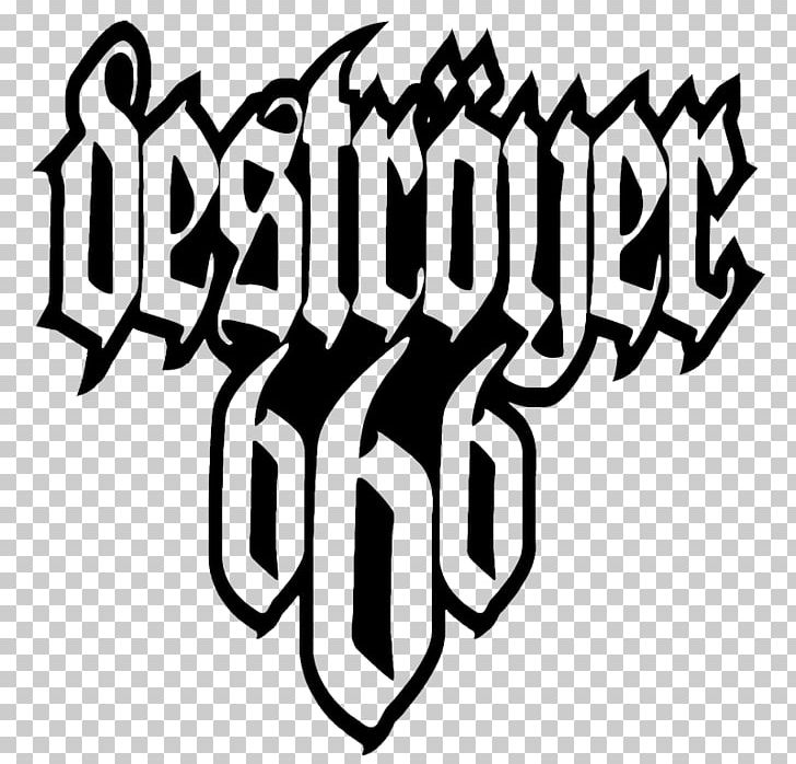 Logo Deströyer 666 Thrash Metal Blackened Death Metal Black Metal PNG, Clipart, Art, Black, Black And White, Blackened Death Metal, Black Metal Free PNG Download