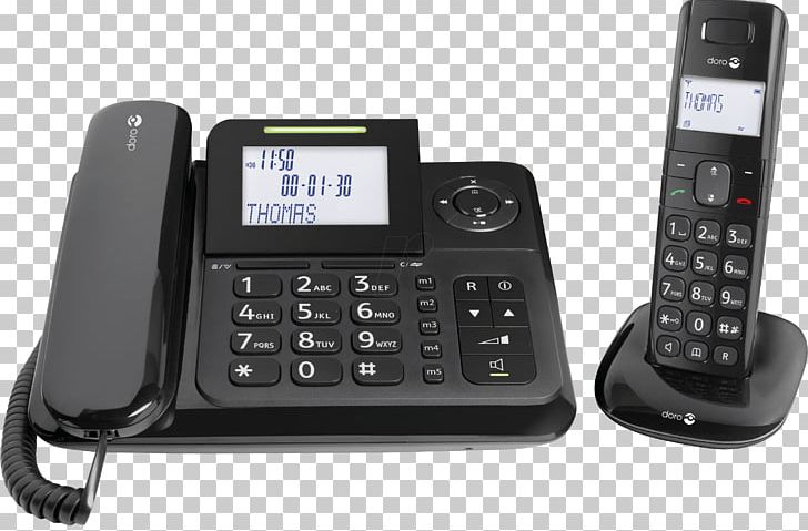 Doro Comfort 4005 Cordless Telephone Digital Enhanced Cordless Telecommunications Doro PhoneEasy 100w PNG, Clipart, Answering Machine, Answering Machines, Caller Id, Communication, Cord Free PNG Download