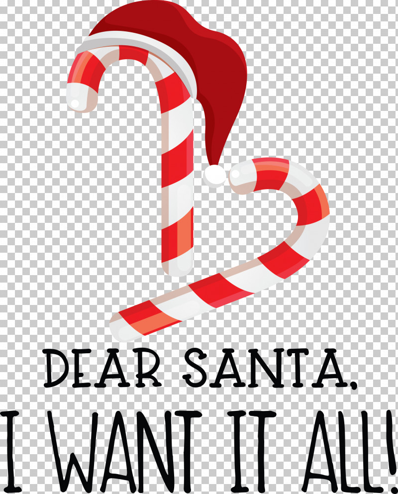 Dear Santa Christmas PNG, Clipart, Candy Cane, Christmas, Christmas Day, Dear Santa, Geometry Free PNG Download