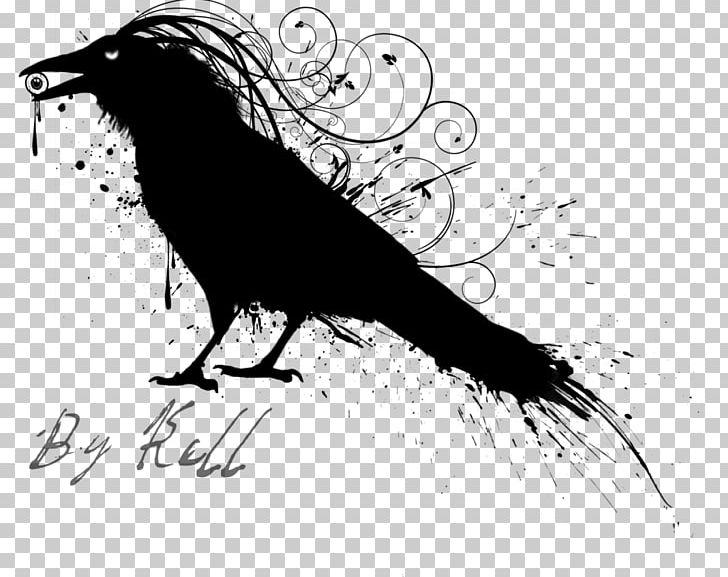 Drawing Bird Raven PNG, Clipart, Animals, Art, Beak, Bird, Black Free PNG Download