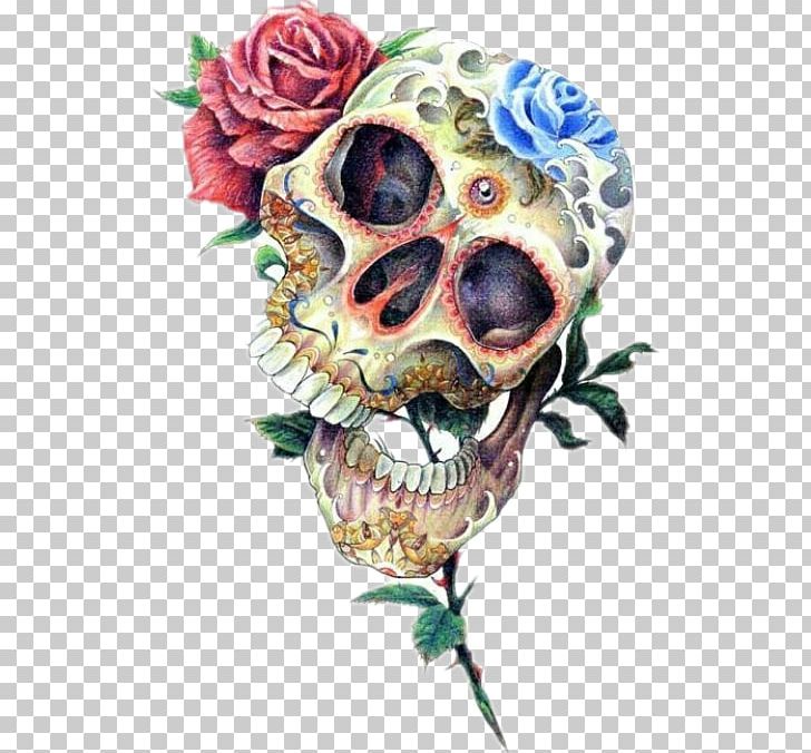 Calavera Drawing Flower Skull Floral Design PNG, Clipart, Ace Of Spades, Art, Bone, Calavera, Cut Flowers Free PNG Download