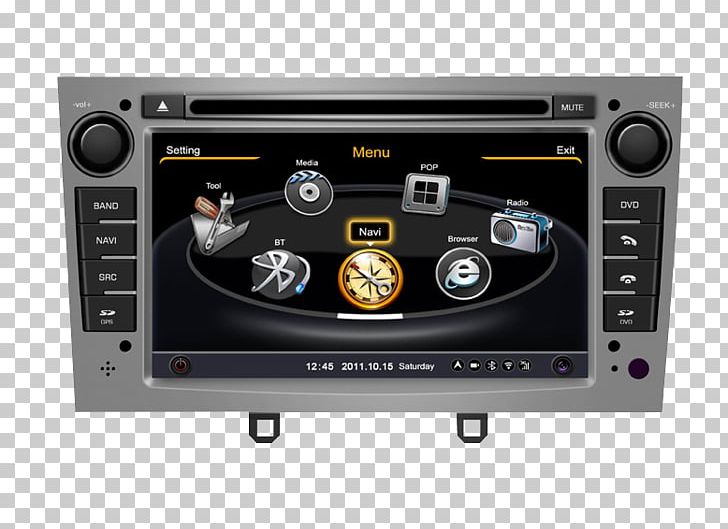 Peugeot 207 GPS Navigation Systems Car Peugeot 307 PNG, Clipart, Car, Electronics, Electronic Visual Display, Gps Navigation Systems, Liquidcrystal Display Free PNG Download