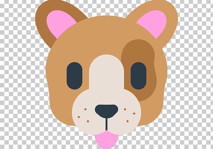 Dog Puppy Emoji Bear Emoticon PNG, Clipart, Animal, Animals, Bear, Canidae, Carnivoran Free PNG Download