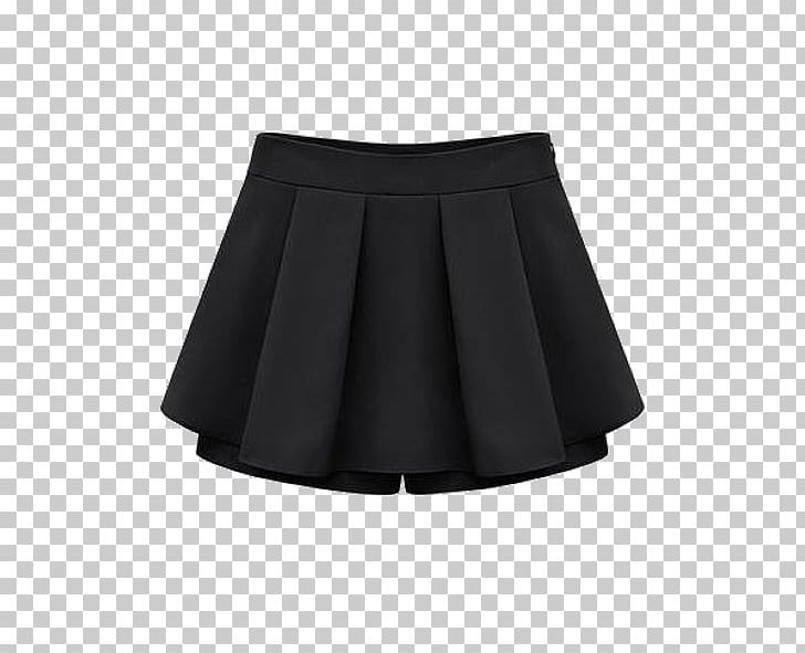 Skirt Waist Chiffon Shorts Pleat PNG, Clipart, Black, Broekrok, Chiffon, Clothing, Denim Free PNG Download