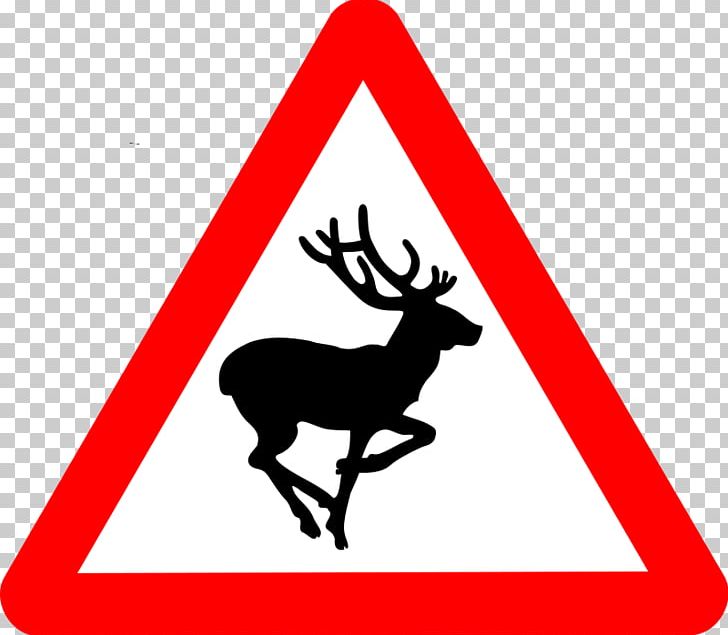 United Kingdom The Highway Code Deer Traffic Sign Road PNG, Clipart, Antler, Area, Black And White, Cattle Grid, Deer Free PNG Download
