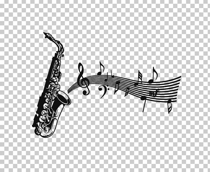 Alto Saxophone Musical Instruments Drawing PNG, Clipart, Alto Saxophone, Black And White, Brass Instrument, Brass Instruments, Decal Free PNG Download