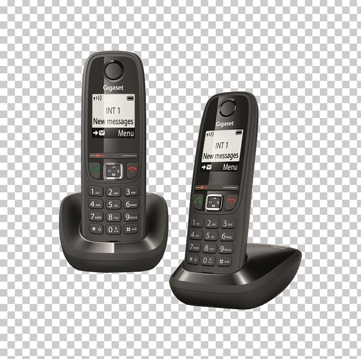Gigaset AS405 Cordless Telephone Digital Enhanced Cordless Telecommunications Gigaset Communications PNG, Clipart, Answering Machine, Answering Machines, Att, Caller Id, Cellular Network Free PNG Download