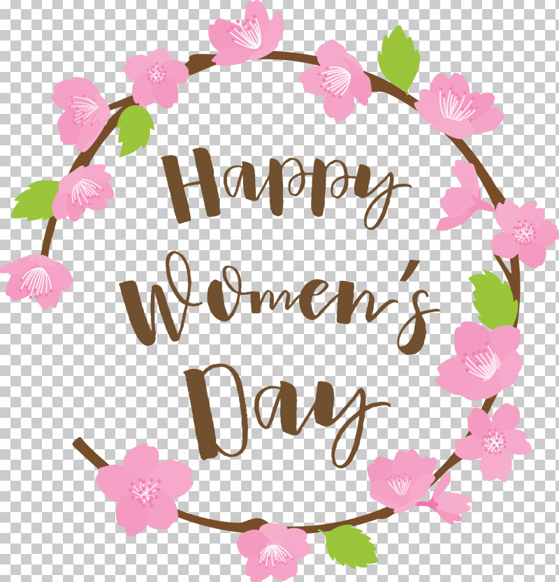 Happy Womens Day Womens Day PNG, Clipart, Cherry Blossom, Happy Womens Day, Picture Frame, Womens Day Free PNG Download