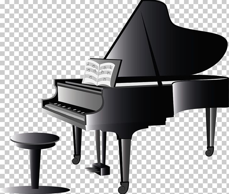 Piano Musical Keyboard PNG, Clipart, Angle, Black And White, Digital Piano, Download, Furniture Free PNG Download