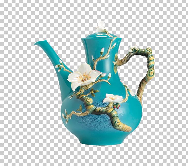 Almond Blossoms Teapot Van Gogh Museum Porcelain PNG, Clipart, Almond, Almond Blossoms, Artist, Blossom, Ceramic Free PNG Download