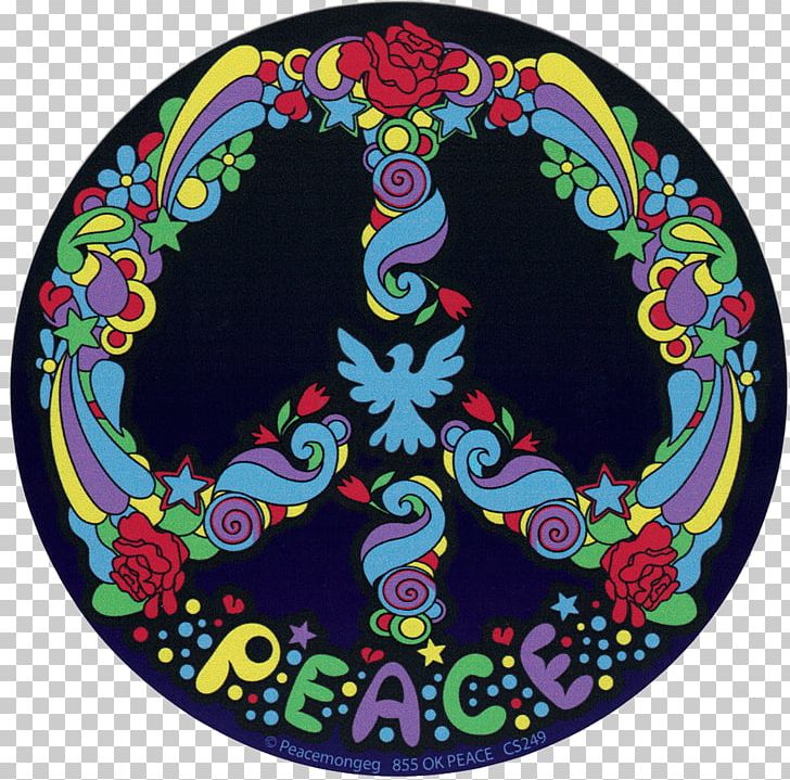 Pop Art Peace Symbols Psychedelic Art PNG, Clipart, Art, Circle, Hippie, Idea, Logo Free PNG Download