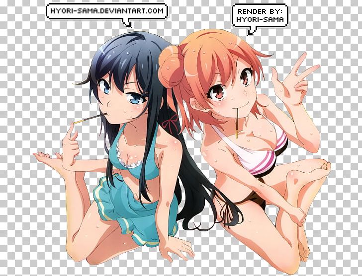 Anime My Youth Romantic Comedy Is Wrong PNG, Clipart, Anime, Arm, Black Hair, Cartoon, Cg Artwork Free PNG Download