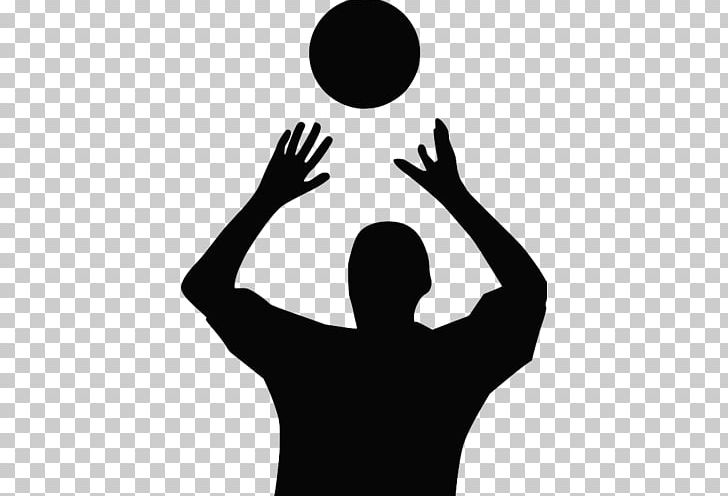 Volleyball Silhouette PNG, Clipart, Arm, Ball, Beach Volleyball, Black And White, Circle Free PNG Download