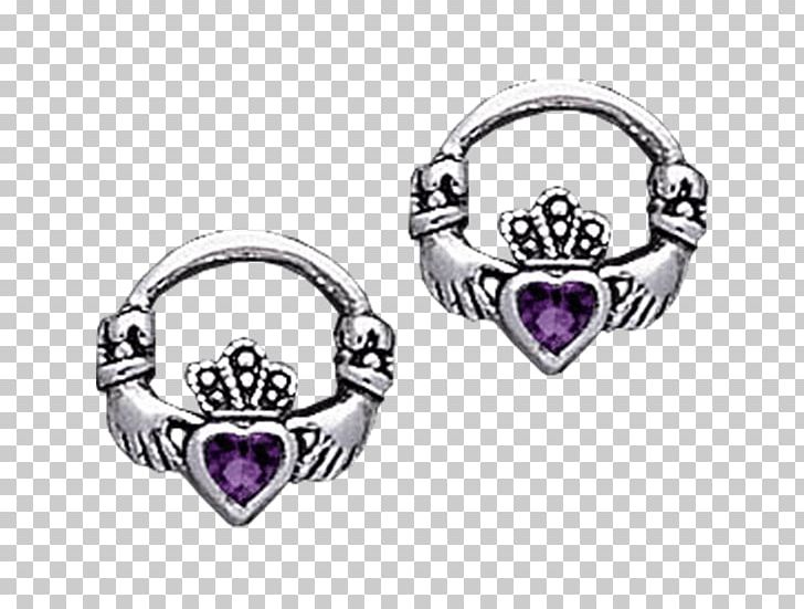 Amethyst Earring Silver Claddagh Ring Body Jewellery PNG, Clipart, Amethyst, Body Jewellery, Body Jewelry, Bronze, Celts Free PNG Download