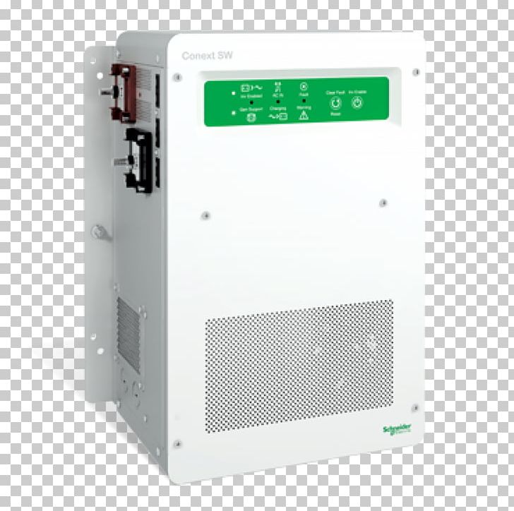 Battery Charger Power Inverters Schneider Electric Stand-alone Power System Solar Inverter PNG, Clipart, Alternating Current, Battery Charger, Computer Component, Electronic Device, Electronics Free PNG Download
