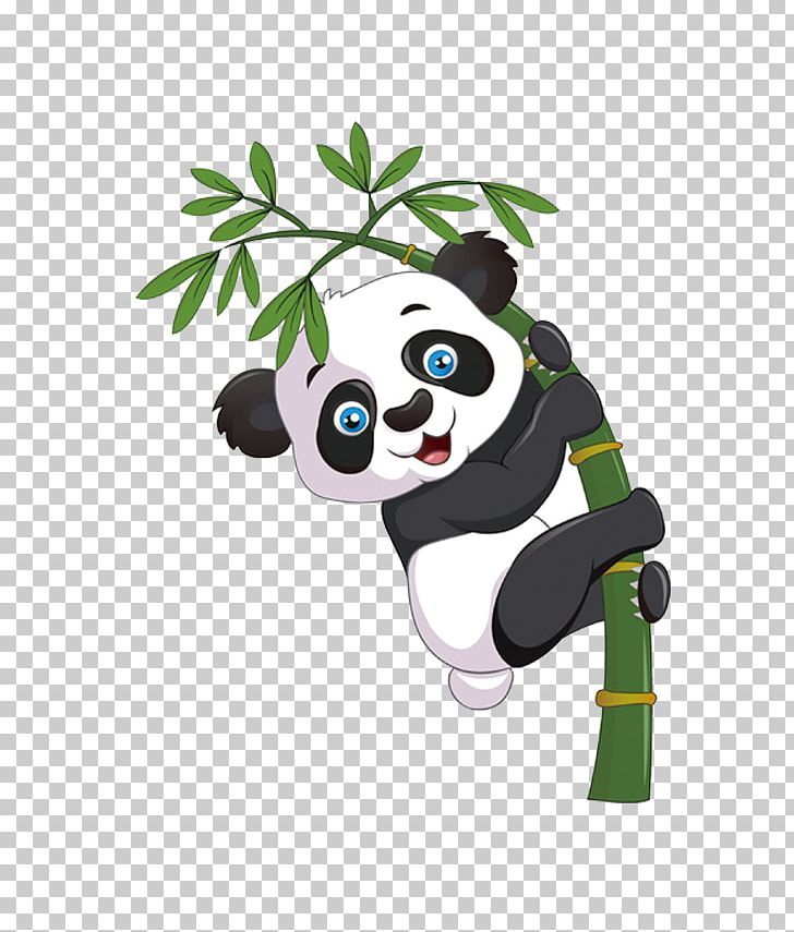 Giant Panda Bear Cartoon Bamboo PNG, Clipart, Animals, Art, Bamboo Frame, Bamboo Leaf, Bamboo Leaves Free PNG Download