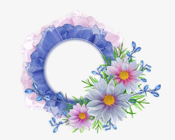 Flower Border PNG, Clipart, Border, Border Clipart, Circle, Floral, Floral Circle Frame Free PNG Download