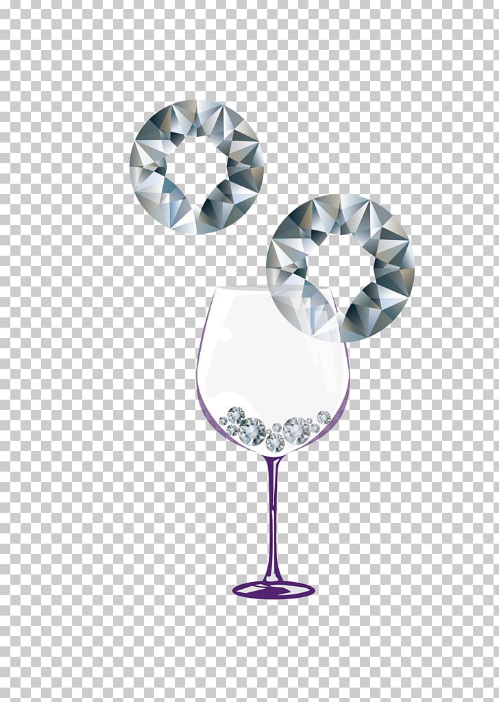 Wine Glass Euclidean Material PNG, Clipart, Diamond, Diamonds, Diamond Vector, Glass, Happy Birthday Vector Images Free PNG Download