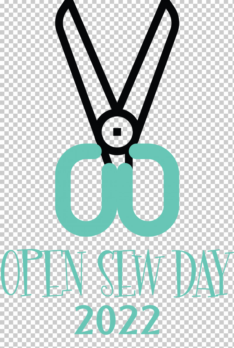 Open Sew Day Sew Day PNG, Clipart, Line, Logo, Meter, Symbol, Teal Free PNG Download