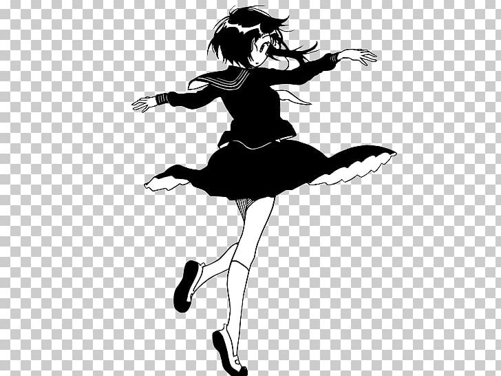 Dance Black And White Tumblr Shōjo Manga PNG, Clipart, Anime, Art, Ballet, Ballet Dancer, Black Free PNG Download