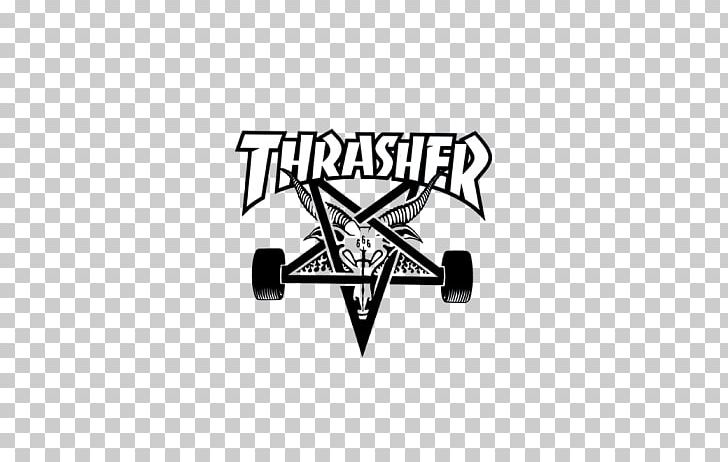 Thrasher Presents Skate And Destroy Goat Skateboard T-shirt PNG, Clipart, Angle, Black, Black And White, Brand, Clothing Free PNG Download