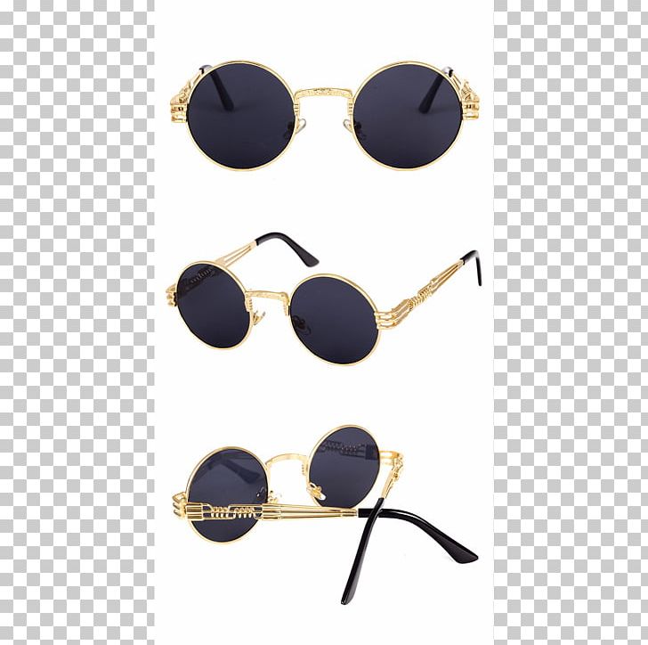 Sunglasses Steampunk Gold Goggles PNG, Clipart, Eyewear, Glass, Glasses, Goggles, Gold Free PNG Download