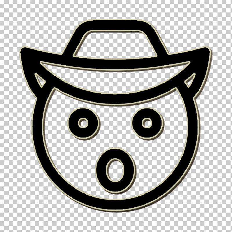 Amazed Icon Cowboy Icon Smiley And People Icon PNG, Clipart, Amazed Icon, Cowboy Icon, Emoji, Emoticon, Heart Free PNG Download