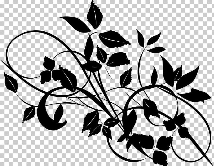 Leaf Silhouette PNG, Clipart, Black And White, Branch, Computer Icons, Decorative Element, Drawing Free PNG Download