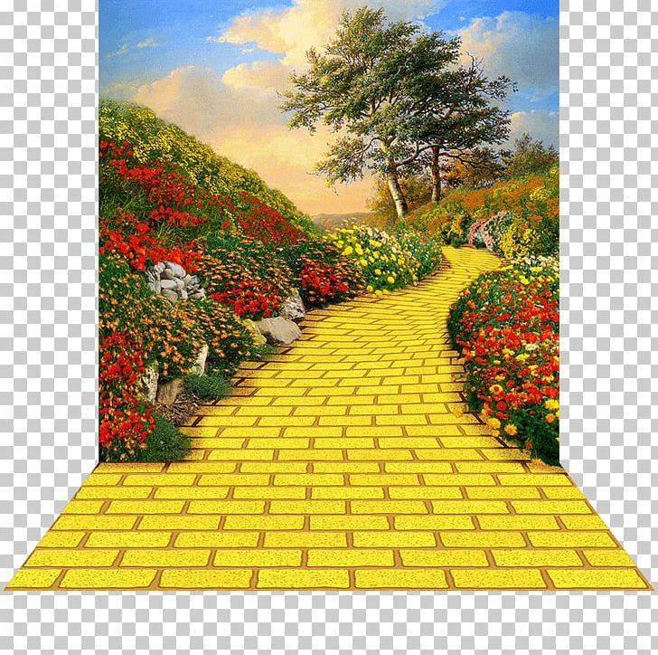 The Wonderful Wizard Of Oz The Wizard Of Oz The Tin Man Yellow Brick Road Scarecrow PNG, Clipart, Field, Flower, Follow The Yellow Brick Road, Garden, Goodbye Yellow Brick Road Free PNG Download