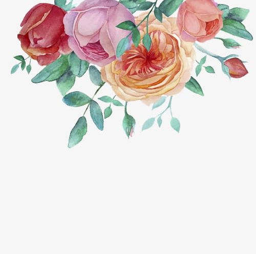 Hand-painted Watercolor Flower Decorative Frame PNG, Clipart, Backgrounds, Border, Bouquet, Decoration, Decorative Free PNG Download