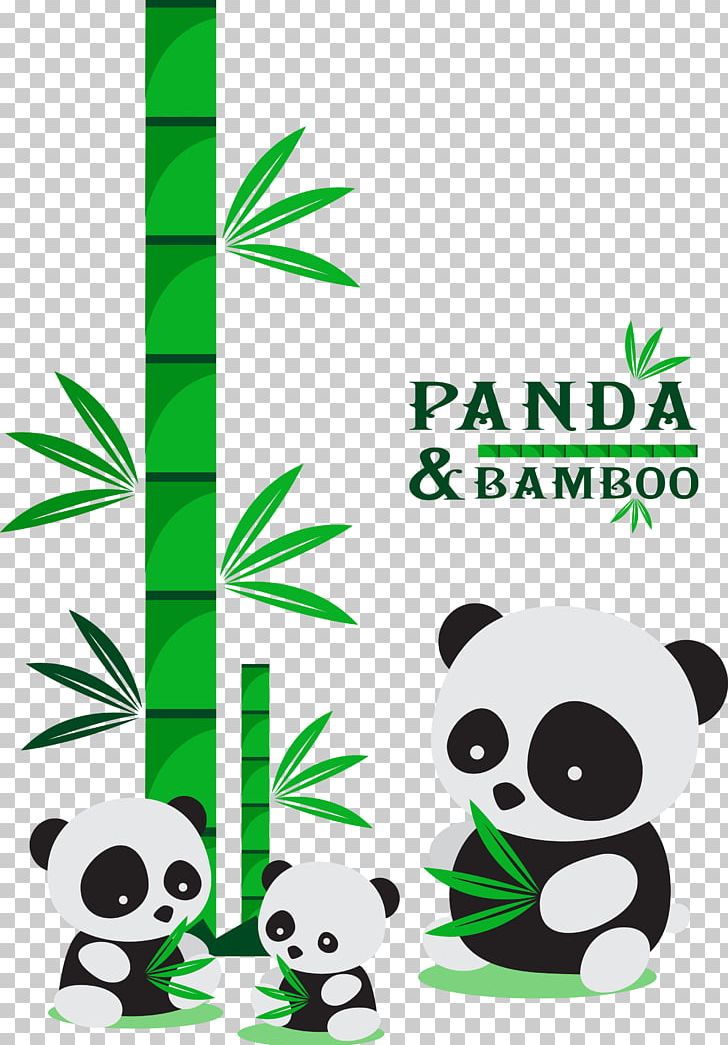 Giant Panda Green Bamboo Illustration PNG, Clipart, Adobe Illustrator, Animals, Area, Bamboo, Bamboo Border Free PNG Download