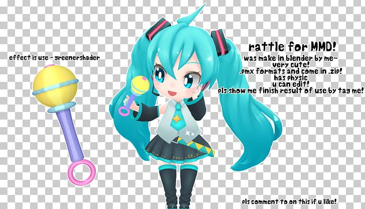 Hatsune Miku MikuMikuDance Model Toy Box!! Blender PNG, Clipart, Anime, Blender, Blue, Cartoon, Clothing Free PNG Download