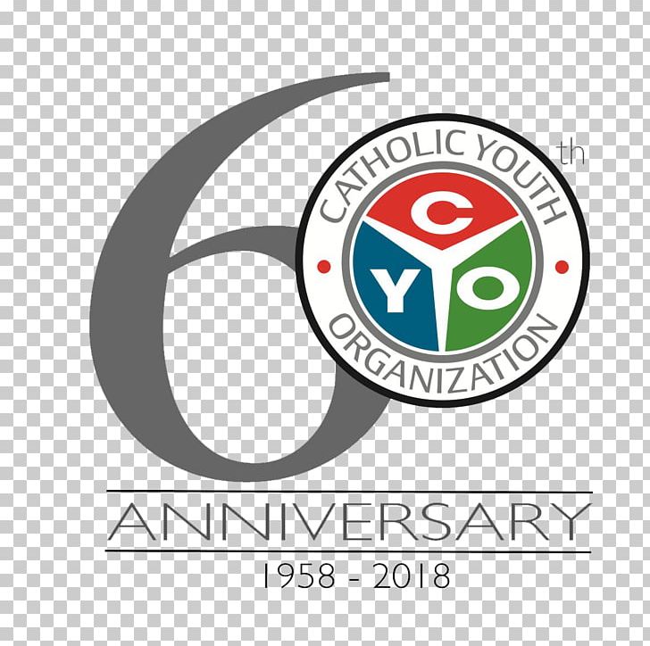 Logo Brand Product Design Catholic Youth Organization PNG, Clipart, 60th Anniversary, Anniversary, Area, Brand, Label Free PNG Download
