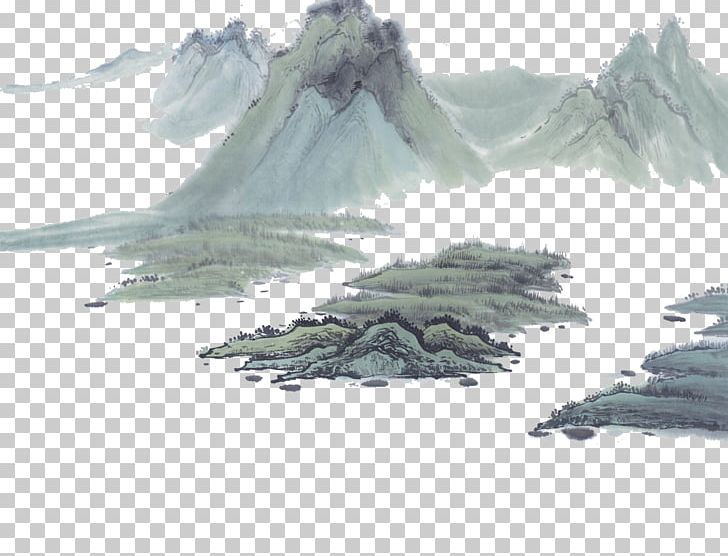 Dwelling In The Fuchun Mountains Chinese Painting Shan Shui Ink Wash Painting PNG, Clipart, Aerial View, Art, Birdandflower Painting, Calligraphy, Download Free PNG Download
