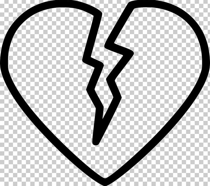 Love Broken Heart Computer Icons PNG, Clipart, Area, Black And White, Break, Breakup, Broken Heart Free PNG Download