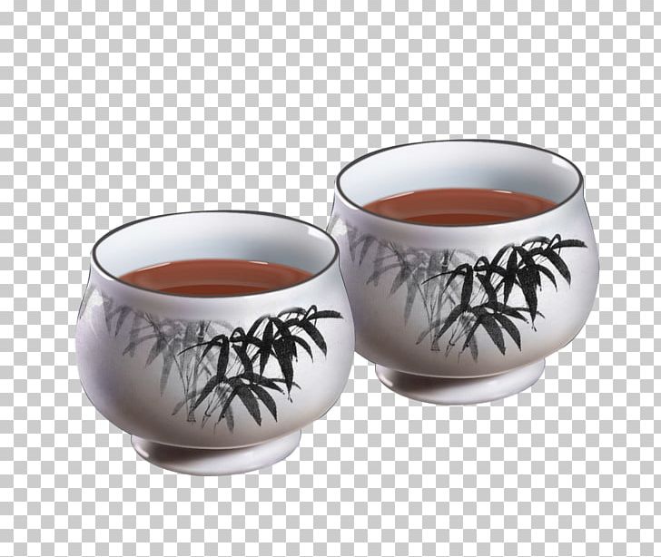 Puer Tea Yum Cha Cup PNG, Clipart, Bamboo, Bamboo Leaves, Bowl, Ceramic, Chinese Tea Free PNG Download