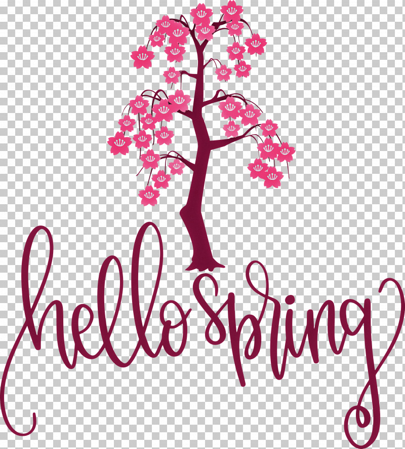 Hello Spring Spring PNG, Clipart, Cut Flowers, Floral Design, Flower, Hello Spring, Logo Free PNG Download