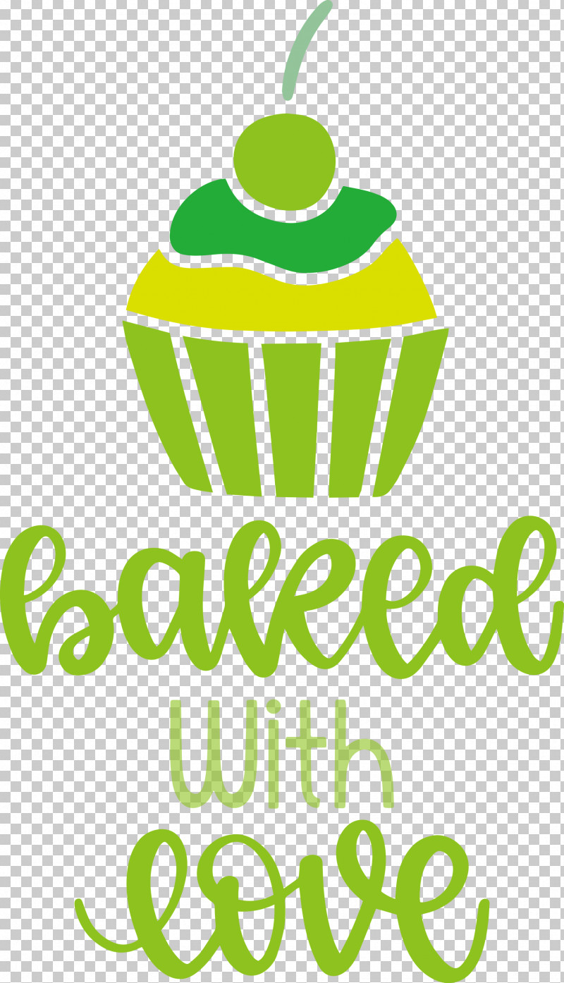 Baked With Love Cupcake Food PNG, Clipart, Baked With Love, Cupcake, Food, Fruit, Green Free PNG Download