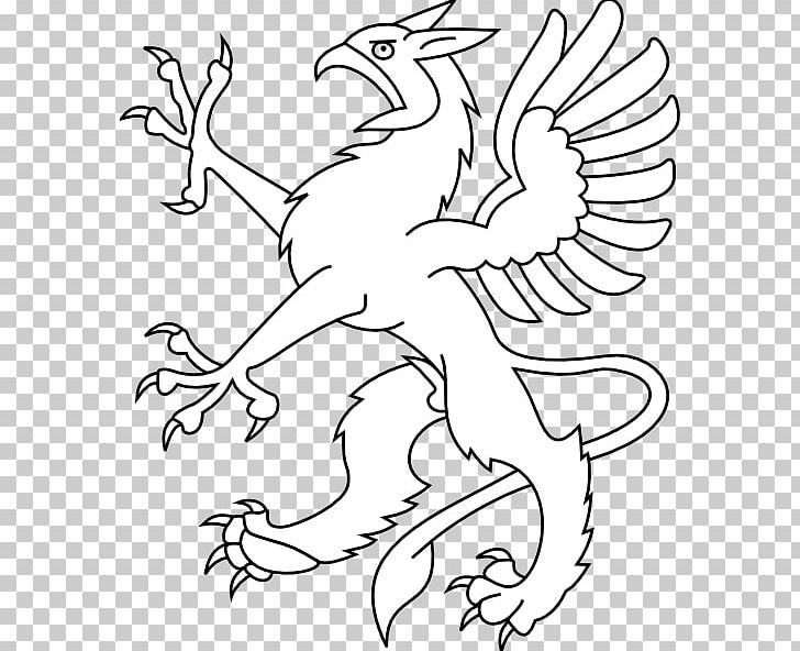 Griffin Red Easter Egg PNG, Clipart, Art, Beak, Black, Black And White, Coloring Book Free PNG Download